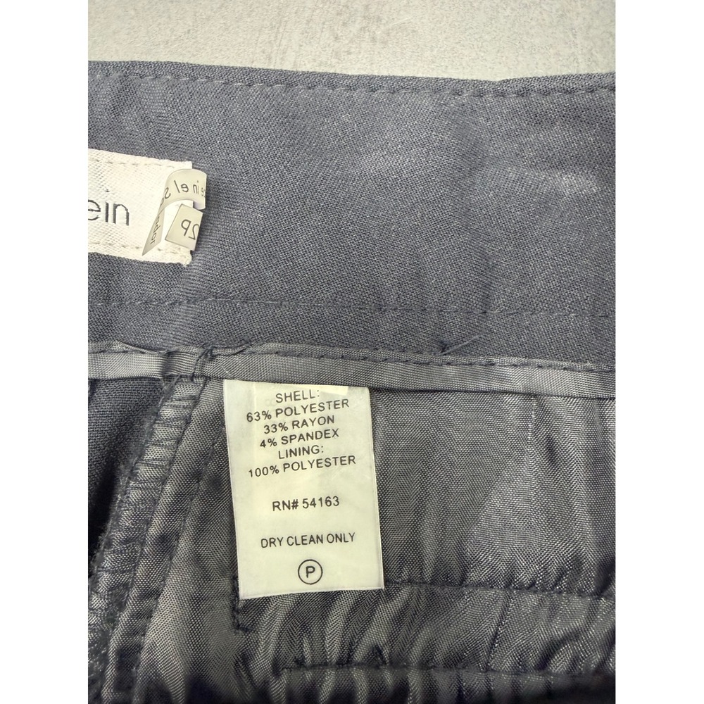 Calvin Klein Navy Black Classic Fit Dress Pants 12P SPBPN704 NWT - Picture 4 of 8